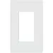Lutron CW-1-WH 1-Gang Claro Wall Plate, White