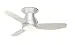 Emerson Ceiling Fans CF144BS Curva Sky Modern Low Profile/Hugger Indoor Outdoor Ceiling Fan With Light And Remote, Wet Rated, 44-Inch Blades, Brushed Steel Finish