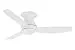 Emerson Ceiling Fans CF152WW Curva Sky 52-Inch Modern Low Profile/Hugger Indoor Outdoor Ceiling Fan With Light And Remote, Wet Rated, Appliance White Finish