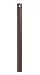 Emerson CFDR4ORB Downrod, 0.5-Inch Diameter, 48-Inch Long, Oil Rubbed Bronze