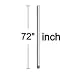 Fanimation DR1-72BA Downrod, 72-Inch x 1 Inch, Bronze Accent