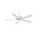 Casablanca 59510 Panama DC 54-Inch 5-Blade Ceiling Fan, Snow White with Matte Snow White Blades