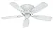 Hunter 23866 42-Inch White Lowprofile II Fan