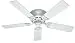 Hunter 53069 Low Profile III 52-Inch Ceiling Fan with Five White Blades, White