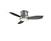 Minka-Aire F519-BN 52-inch Concept II Flush Mount Ceiling Fan, Brushed Nickel with Silver Blades