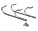 Swimming Pool Aluminum Pole Hanger Set with Screws for Net Brush Vacuum Hose