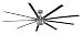 Fanimation FPD8148BN Odyn LED Ceiling Fan, 84-Inch, Brushed Nickel