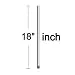 Casablanca Fan Company 64526 Perma-Lock Downrod, 18-Inch Length, Brushed Cocoa
