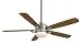 Fanimation FP8003SN 52-Inch Benito 5-Blade Ceiling Fan, Satin Nickel with Cherry/Walnut Blades