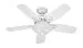 Hunter 28706 Auberville II 44-Inch Fan with Light Kit, White