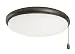 Emerson LK65ORB Moon Light Fixture, Two 60-Watt Candelabra Bulbs, 10-Inch Wide, 3.75-Inch High, Oil Rubbed Bronze