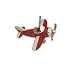 RED PLANE propeller AIRPLANE ceiling FAN PULL chain
