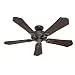 Hunter Fan Company 53202 Kingsbury 52-Inch Ceiling Fan with Five Walnut Blades, Roman Bronze