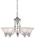 Hardware House 544452 Bristol 5-Light Chandelier, Brushed Nickel