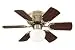 Westinghouse 78603 Petite 6-Blade 30-Inch 3-Speed Hugger-Style Ceiling Fan with Light, Antique Brass